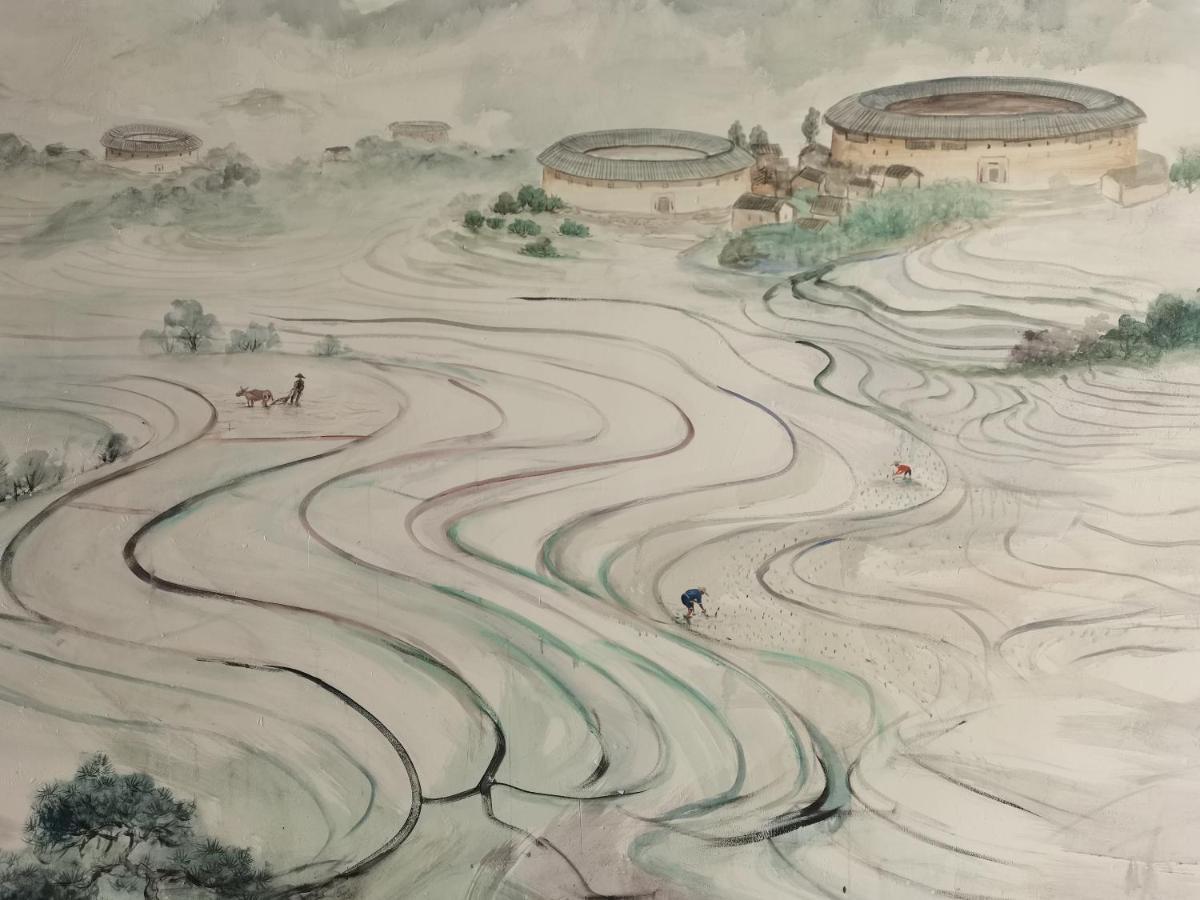 Tulou Panda Homestay Yongding Ngoại thất bức ảnh